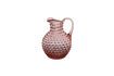 Miniature Carafe en verre rose Diamant 2