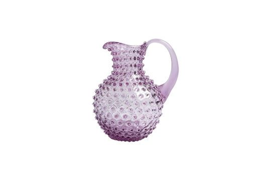 Carafe en verre violet Diamant Détouré