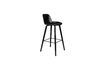 Miniature Chaise de bar en plastique noir Albert Kuip 1