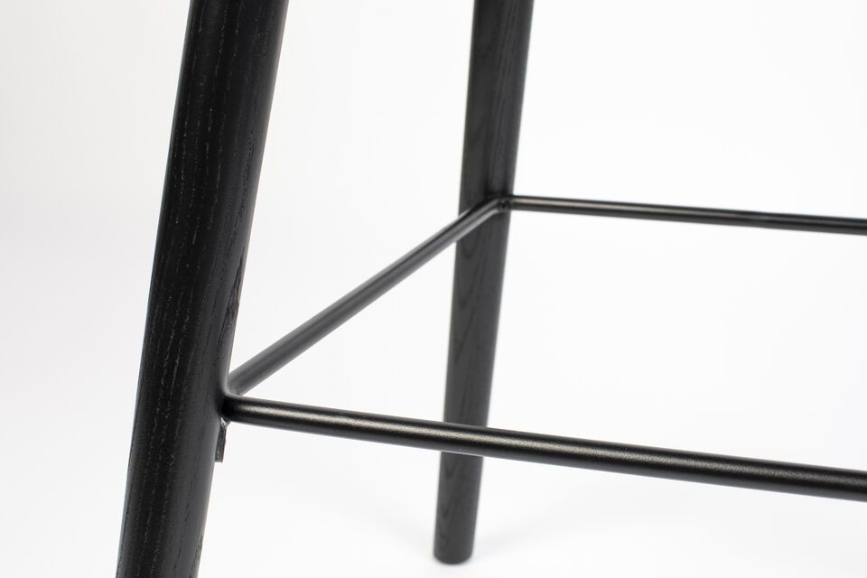 Chaise de bar en plastique noir Albert Kuip - 9