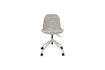 Miniature Chaise de bureau avec roues en tissu gris Albert Kuip 4