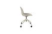 Miniature Chaise de bureau avec roues en tissu gris Albert Kuip 5