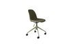 Miniature Chaise de bureau avec roues en tissu vert Albert Kuip 1