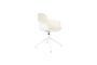 Miniature Chaise de bureau en tissu blanc Albert Kuip Détouré