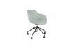 Miniature Chaise de bureau en tissu vert Junzo Rib 1