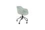 Miniature Chaise de bureau en tissu vert Junzo Rib Détouré