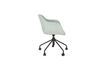 Miniature Chaise de bureau en tissu vert Junzo Rib 5