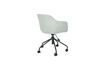 Miniature Chaise de bureau en tissu vert Junzo Rib 6