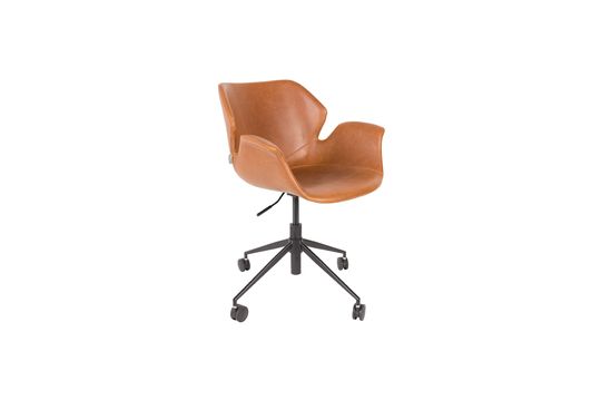 Chaise de bureau Nikki All Brown