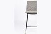 Miniature Chaise de comptoir en tissu gris Lionel 9