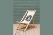 Miniature Chaise de jardin en bois clair Pente 1