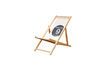 Miniature Chaise de jardin en bois clair Pente 4