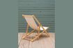 Miniature Chaise de jardin en bois clair Pente 3