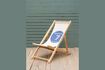 Miniature Chaise de jardin en bois clair Rochette 1