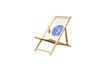 Miniature Chaise de jardin en bois clair Rochette 4