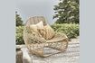 Miniature Chaise de jardin en osier clair Relax 2