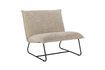 Miniature Chaise de salon en plastique recyclé beige Cape 1