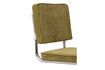 Miniature Chaise empilable en tissu vert Ridge Kink Rib 7