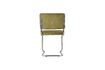 Miniature Chaise empilable en tissu vert Ridge Kink Rib 9