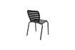 Miniature Chaise en aluminium noir Vondel 9