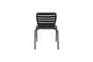 Miniature Chaise en aluminium noir Vondel 10