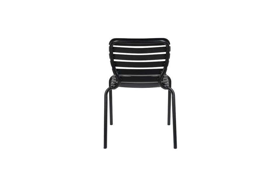 Chaise en aluminium noir Vondel - 8