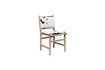 Miniature Chaise en bois clair Isère 5