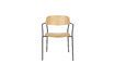 Miniature Chaise en bois claire Jolien 4