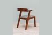 Miniature Chaise en bois foncé Ellis 3