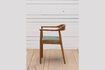 Miniature Chaise en bois foncé Kenzie 4