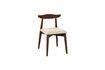 Miniature Chaise en bois marron Mandela 1