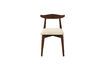 Miniature Chaise en bois marron Mandela 8