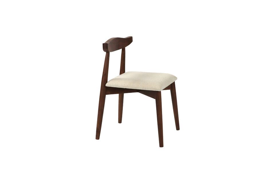 Chaise en bois marron Mandela - 7