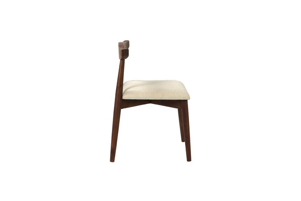 Chaise en bois marron Mandela - 8