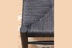 Miniature Chaise en bois noir Gitana 6