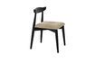 Miniature Chaise en bois noir Mandela 6