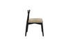 Miniature Chaise en bois noir Mandela 7