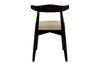 Miniature Chaise en bois noir Mandela 8