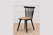 Miniature Chaise en bois noir Paulin 1