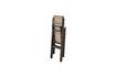 Miniature Chaise en bois verni et cannage Loupe 6