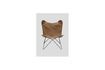 Miniature Chaise en coton marron Brune 2