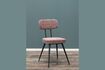 Miniature Chaise en coton rose Fairfax 1