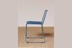 Miniature Chaise en métal bleu Kwadro 2