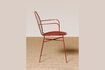 Miniature Chaise en métal rouge Klara 4