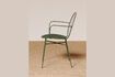 Miniature Chaise en métal vert Klara 4