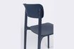 Miniature Chaise en plastique bleu Clive 12