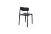 Miniature Chaise en plastique noir Clive 7