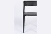 Miniature Chaise en plastique noir Clive 11