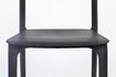 Miniature Chaise en plastique noir Clive 13