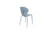 Miniature Chaise en plastique recyclé bleu The Ocean 9